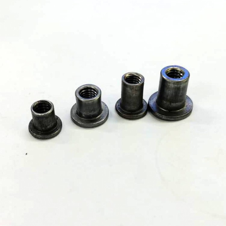 现货T帽焊接螺母 T型圆柱螺母 圆盘台阶螺母 异形螺母M6M8M10