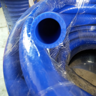 蓝色柔性硅胶软管 挤出阀进排废气管 汽车硅胶真空软管 暖风水管