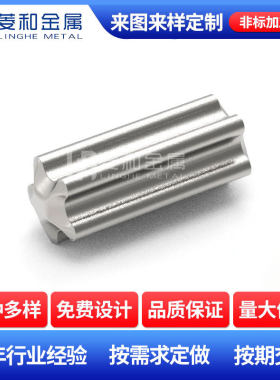 不锈钢粉末冶金非标五金头绞肉机刀头/传动轴配件不锈钢结构件