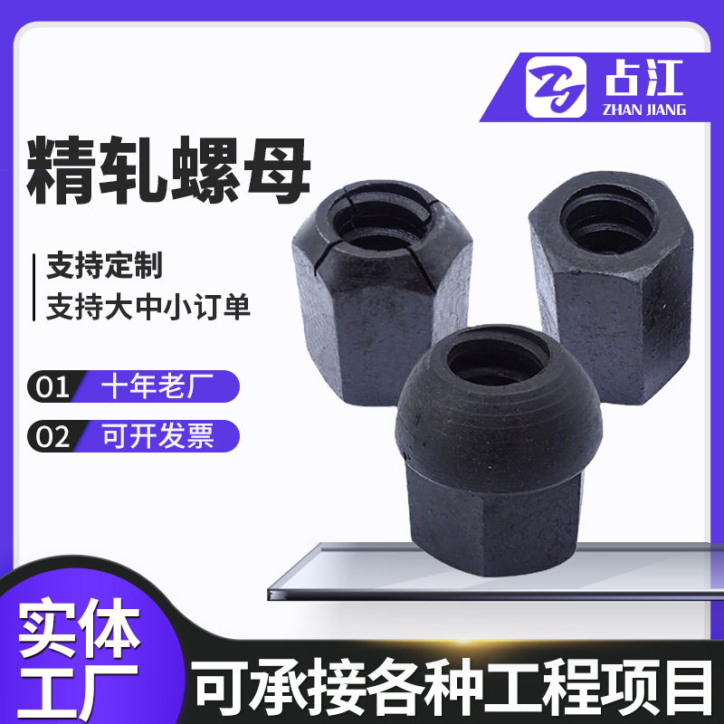精轧螺母预应力锚杆锚具拉杆精轧连接器边坡支护高铁桥梁用