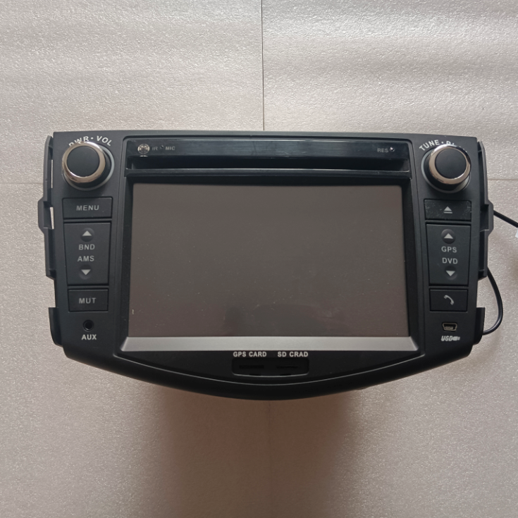 适用08-12款丰田RAV4专用车载蓝牙/DVD中控导航GPS一体机原车风格