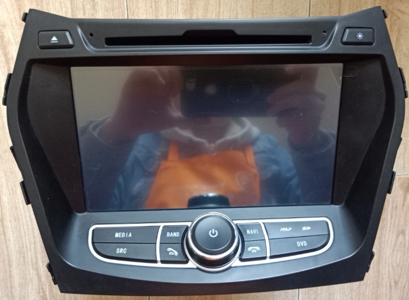 适用现代新胜达专车专用原车载dvd蓝导航gps一体老款 库存机