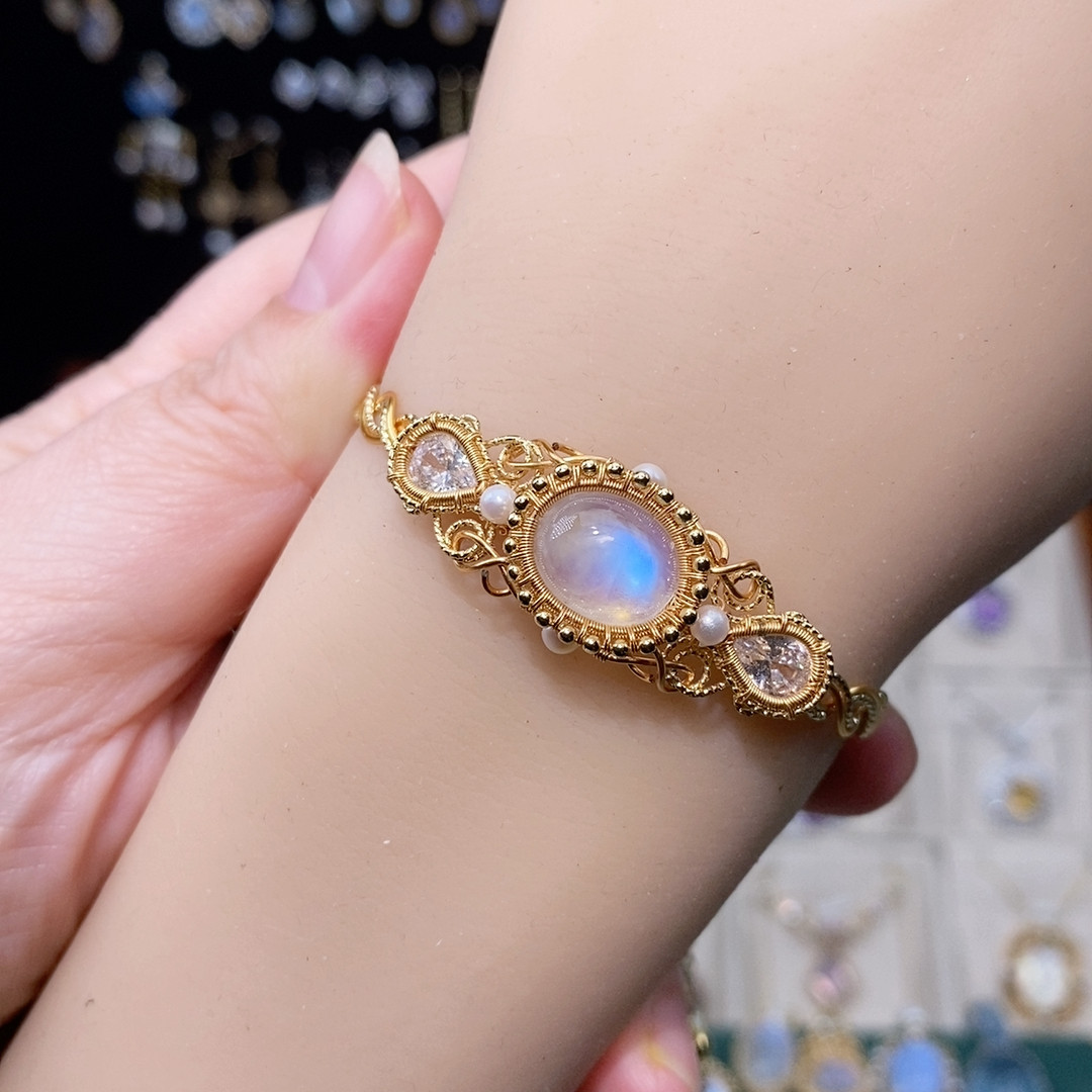 月光石手镯
