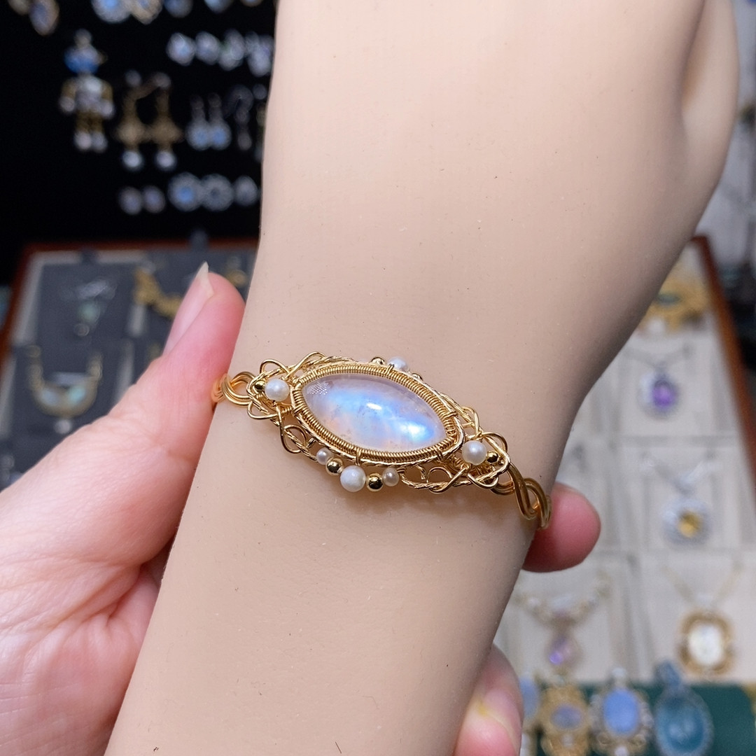 月光石手镯