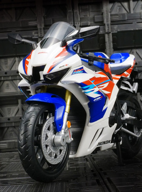彩珀31728仿真CBR1000RR-R摩托车模型火刃机车静态摆件玩具车男孩