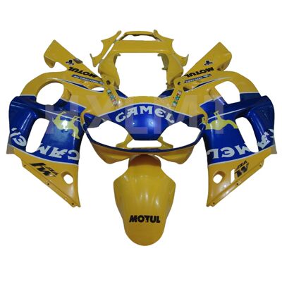 Plastic Fairings For YAMAHA YZFR6 1998 1999 Blue White Abs F