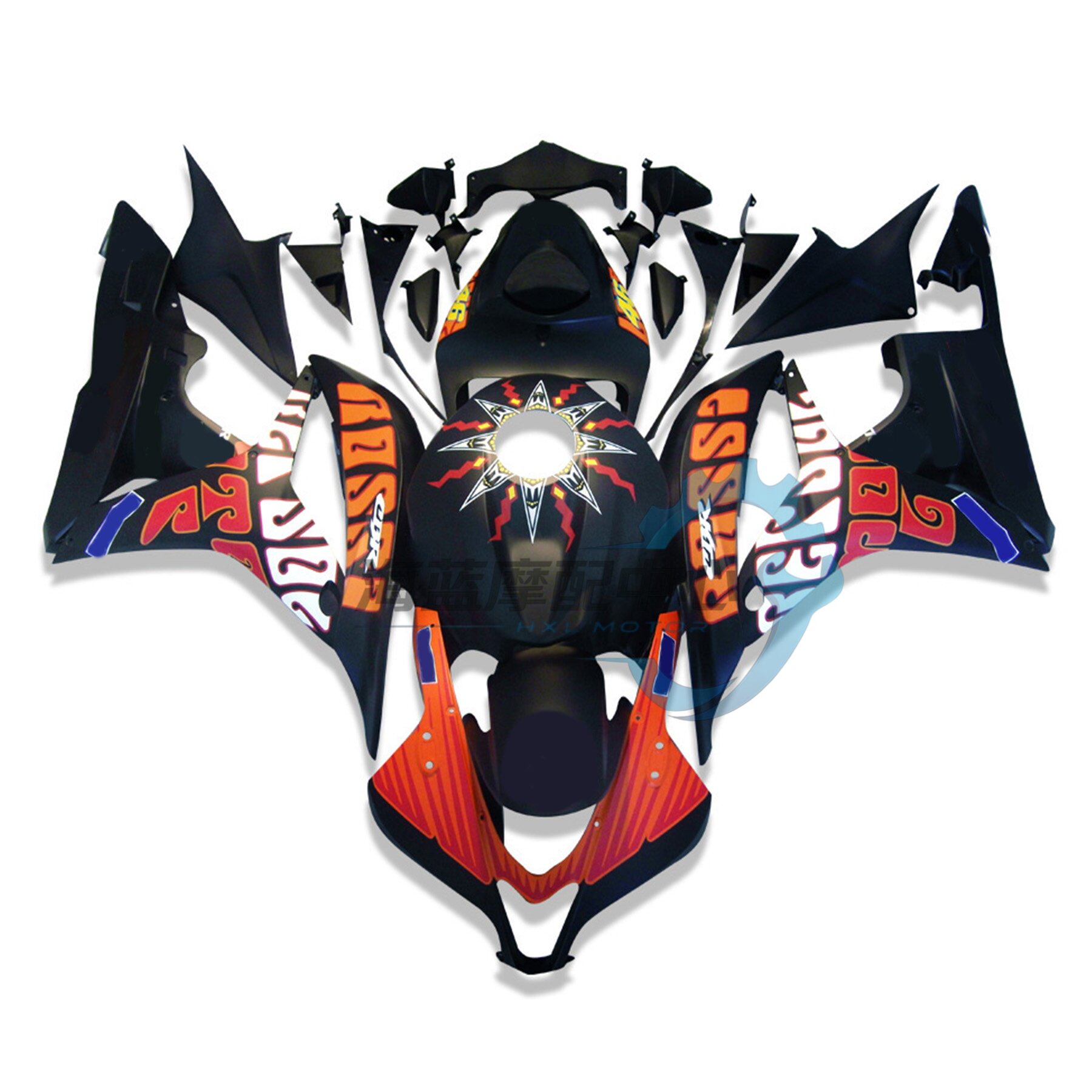 适用于本田CBR600RR F5 07 08 09 10 11 12年车壳全车板外壳 护板