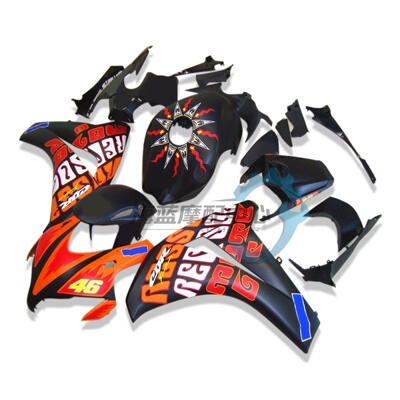 适用于本田 CBR1000RR 全车外壳 护板 全车板fairing整套 08-11年