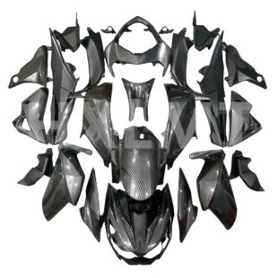 black Gold Cowling Kawasaki Motorcycle For printing Bodywork