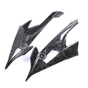 适用于宝马 s1000rr 摩托车改装碳纤维带标bmw 处大