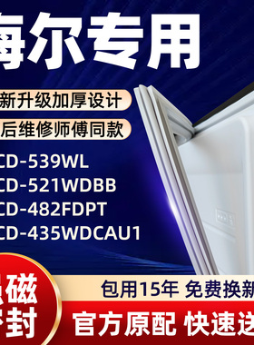 海尔 BCD 539WL 521WDBB 482FDPT 435WDCAU1 冰箱门密封条胶条