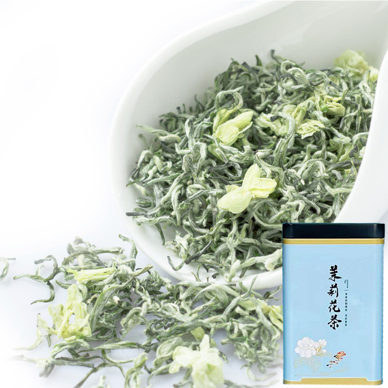 2024新茶 四川蒙顶山茉莉花茶 浓香型特级碧潭飘雪茶叶250g 五窨