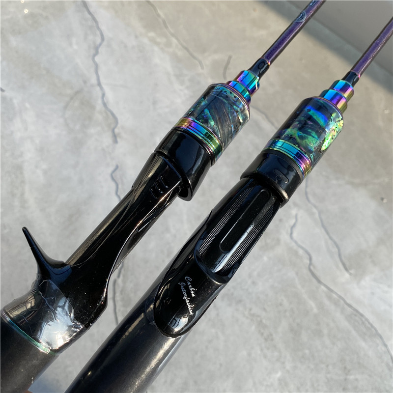 尾崎/1.42米纯碳素国产ls导眼 ul超软中快溪流马口弹射微物路亚竿