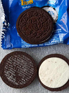 有碎:奥利奥夹心饼干418g盒装巧克力原味19g*22小包小袋装零食桶