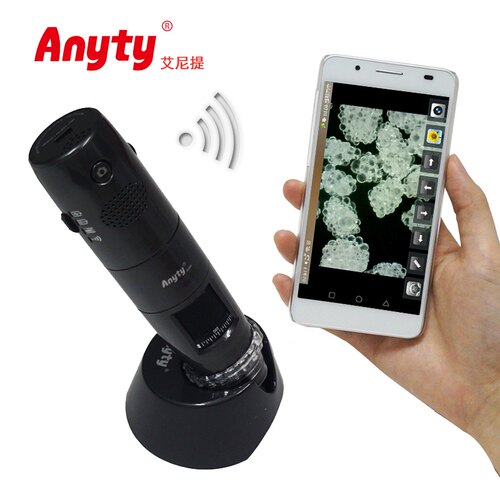 艾尼提3R-401WIFI-PL偏光显微镜无线数码显微镜自带WIFI手持显微