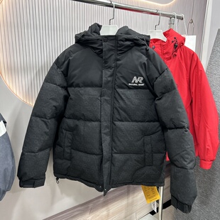 福尔贝斯2026冬季新款男装韩版棉服百搭休闲棉服棉袄拼接暗花字母