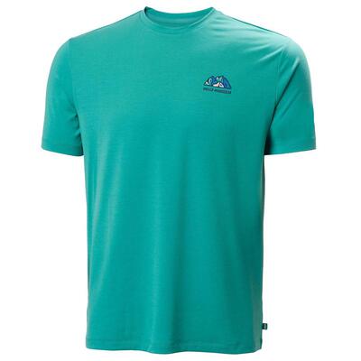 代购Helly Hansen海丽汉森男士T恤透气速干合成短袖户外运动