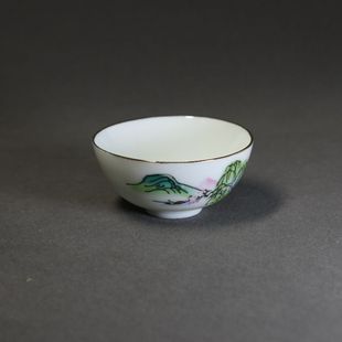 薄胎清香蛋壳杯功夫山水杯岩茶单枞茶盘家伙15cc左右香港茶行定制