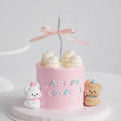 可爱修狗蛋糕装饰插件