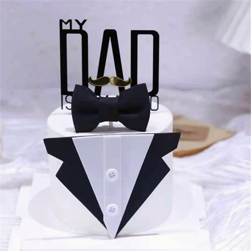 蛋糕装饰品父亲节亚克力生日