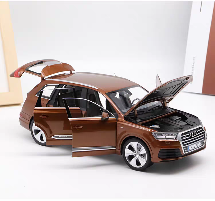 限量收藏全新奥迪Q7 迷你切AR原厂1:18 全开仿真合金汽车模型越野