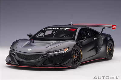 AUTOart奥拓1:18本田NSX GT3 赛车全封闭车型仿真汽车模型收藏