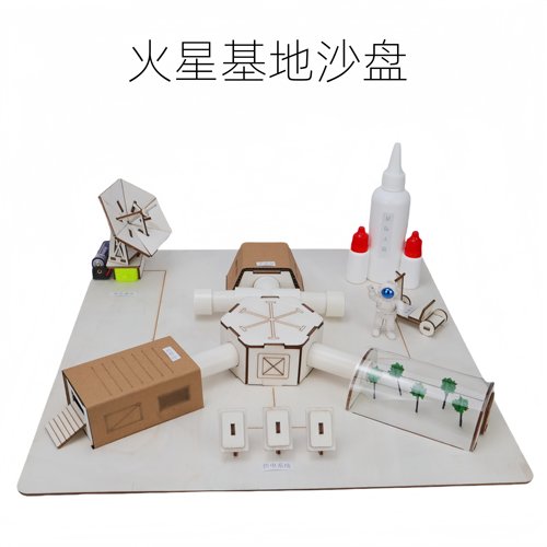 原创火星基地模型沙盘展示