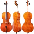畅想乐器初学者成人儿童演奏级大提琴手工实木大提琴发货前音调好