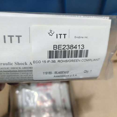 议价ITT， ITT液压缓冲器ECO，15IF-3B,，可维修