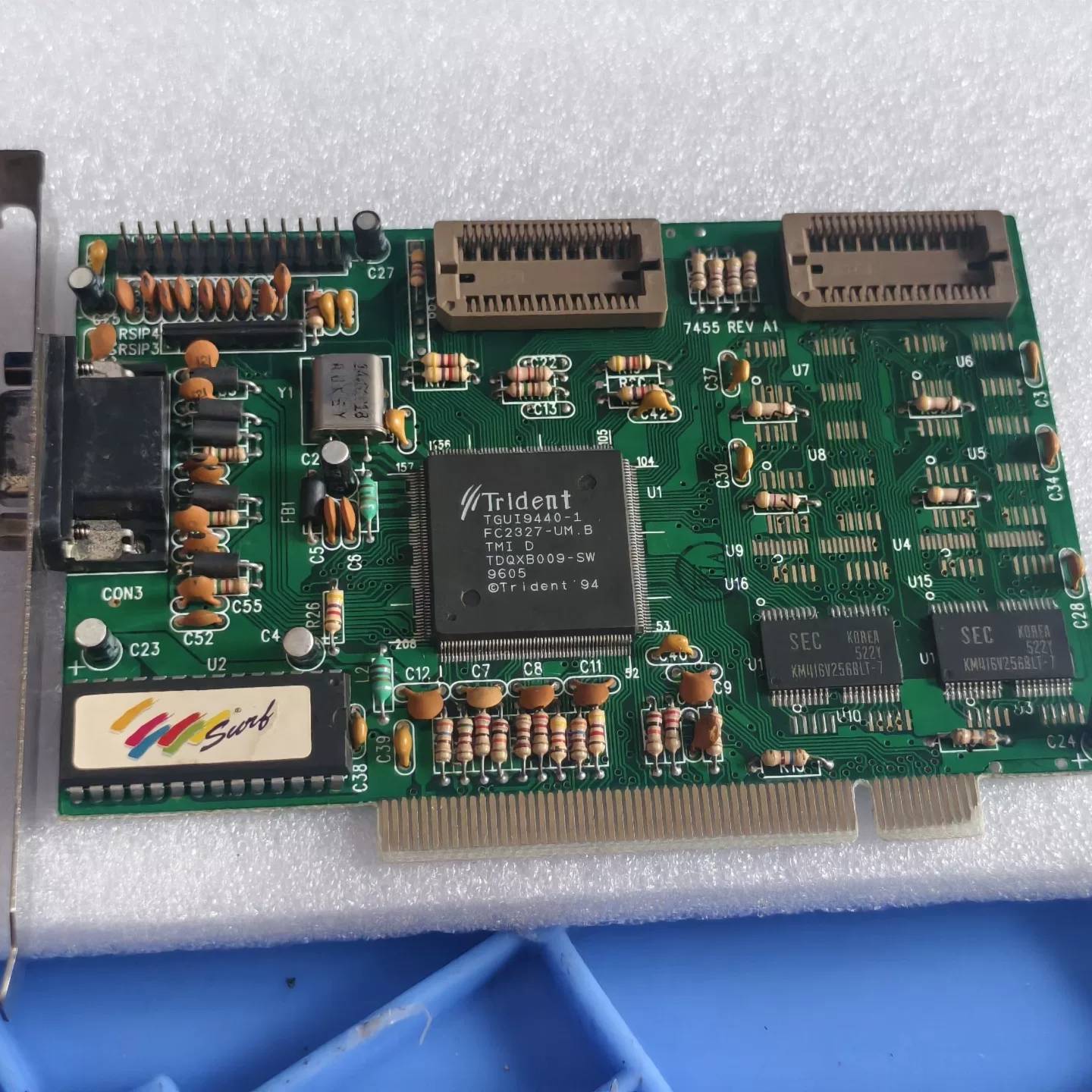 可议价TGUI9440-1 PCI老显卡 工业老显示卡