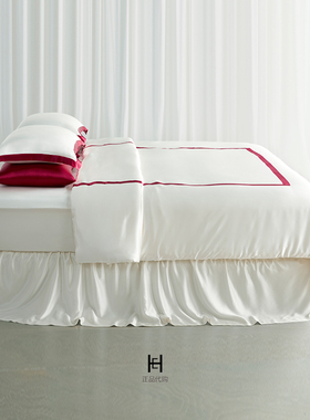【EHouse】MANITO床品四件套 法式镶边床品四件套 床单床笠