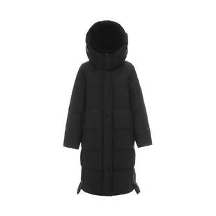 高端RN1R0004宽松时尚 鹅绒服女12.3冬 感连帽长款