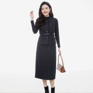 女2.24春 半身裙三件套装 KA0U0001马甲 打底上衣