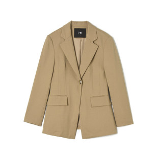 「秋」高端QR0K0001含绵羊毛西装 外套女2.24春 上衣长袖