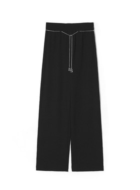 HG0P0010松紧腰长裤梨型微弹裤子休闲裤女1.6春