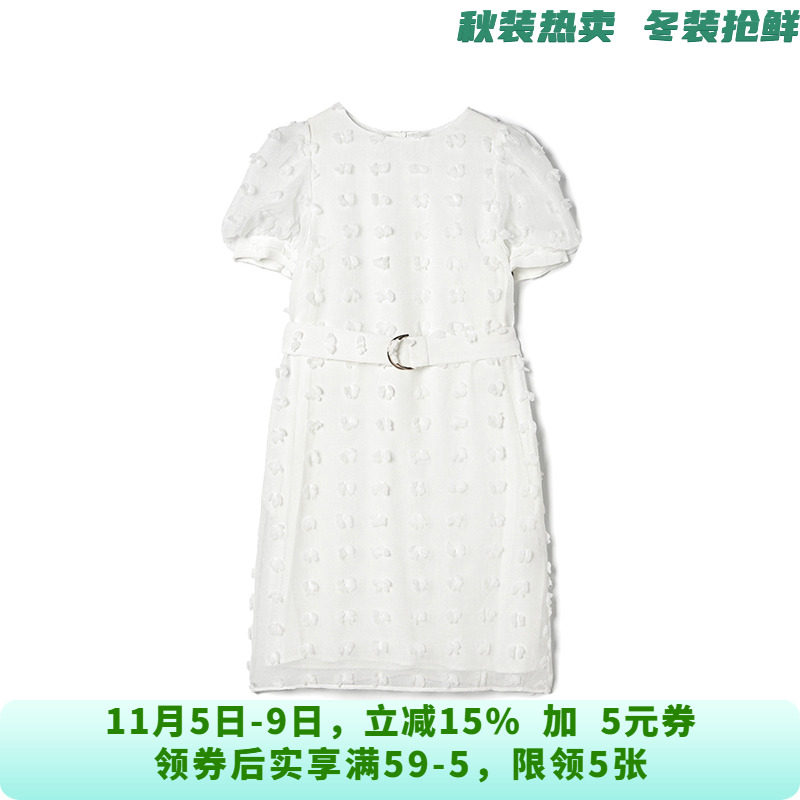 深圳南油NY0A0502气质通勤宽松中裙连衣裙女6.6夏