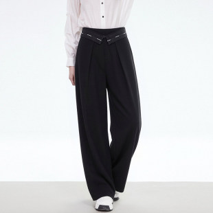 深圳南油CV0P0073简约舒适长裤 女3.24春 子休闲裤
