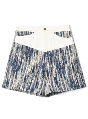 深圳南油NY0P0037高腰A字五分裤休闲裤女1.29春