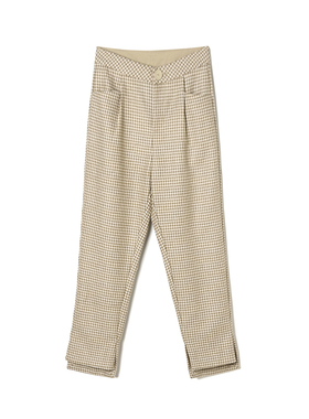 YC0P0002含绵羊毛九分裤英伦风裤子休闲裤女12.16冬