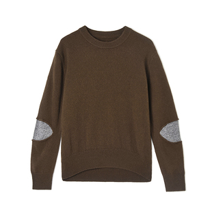 HD0H0020拼色设计感长袖 套头毛衣女12.16冬