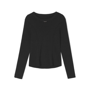 女2.24春 上衣针织衫 「秋」高端QR0E0017套头长袖 打底衫