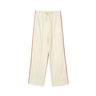 SX0P0002简约运动风长裤子松紧高腰休闲裤女4.13春