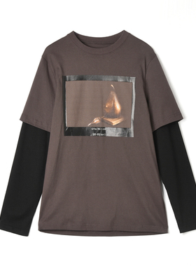 深圳南油CV0C0010美式休闲上衣中长款T恤女12.12春