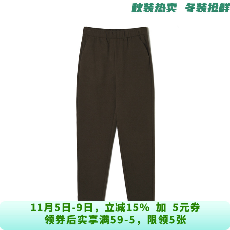 高腰通勤风长裤修身型