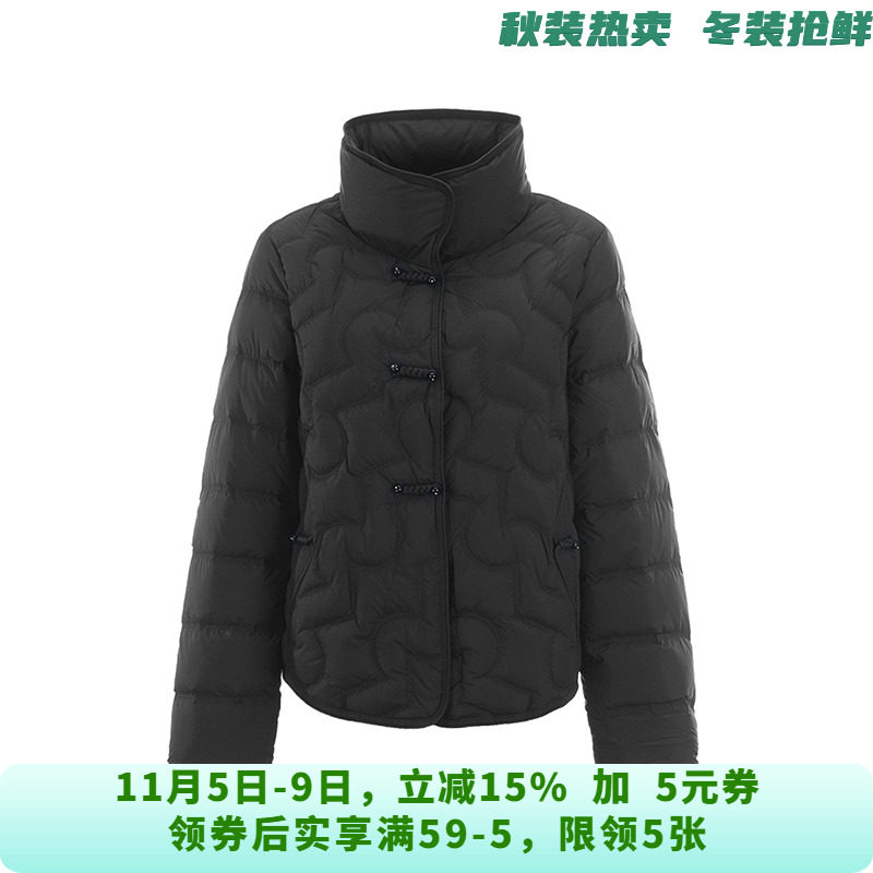 奥特莱斯专柜UY1B0010含白鸭绒宽松上衣时尚简约羽绒服女25冬