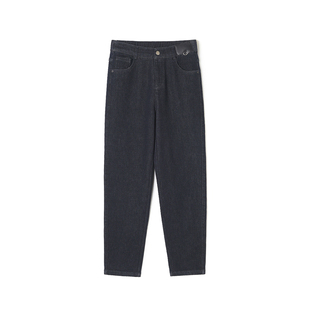 女12.19冬 子牛仔裤 JJ0S0020松紧腰长裤 烟管显瘦裤