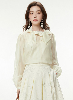 深圳南油NY0D0079职场女性上衣长袖衬衫女1.3春