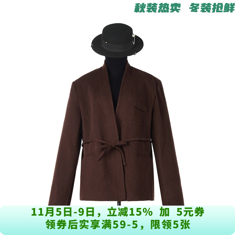 羊毛绵羊毛中长款长袖