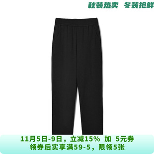 AE0Q0009松紧腰长裤防寒保暖裤子羽绒裤女10.25冬