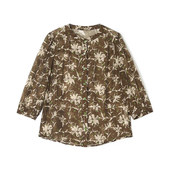 HH0D0041拼色印花上衣衬衫 专柜折扣女装 1.6春